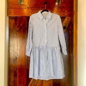 La fee maraboutee collated dress pinstripe size 36